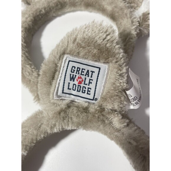 Lot 2 Great Wolf Lodge Gray Wolf Headband Ears Party Favor Souvenir Furry - Picture 3 of 3